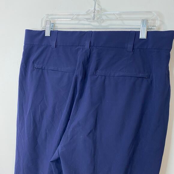 Duluth Trading Co Women's Pants Flexcellence Crop Leg Navy Blue 14 Reg - Picture 2 of 8